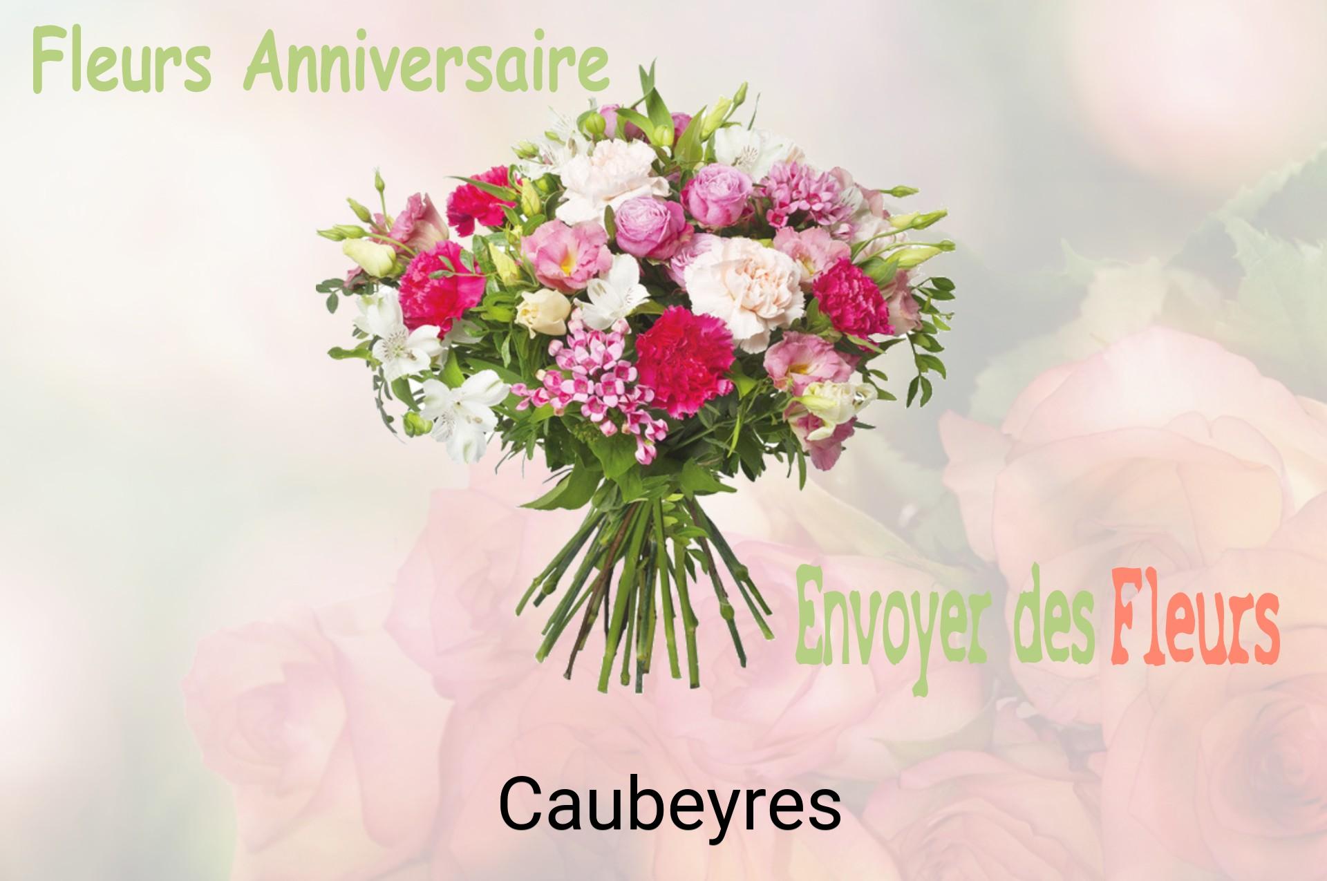 Bouquet de fleurs d’anniversaire livré à Caubeyres