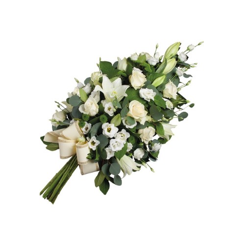 GERBE DE FLEURS DEUIL CAUBEYRES